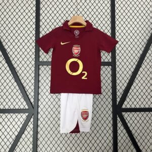 Arsenal I 05/06 Conjunto Infantil (Retrô)