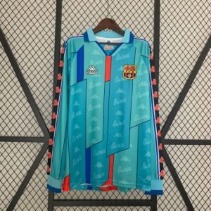 Barcelona Ii 96/97 Masculina (Retrô) Manga Larga