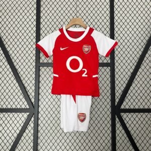 Arsenal I 02/04 Conjunto Infantil (Retrô)