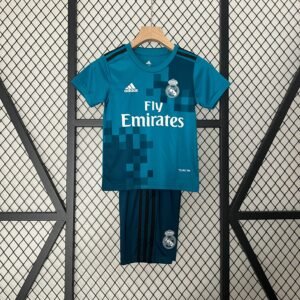 Real Madrid Iii 17/18 Conjunto Infantil (Retrô)