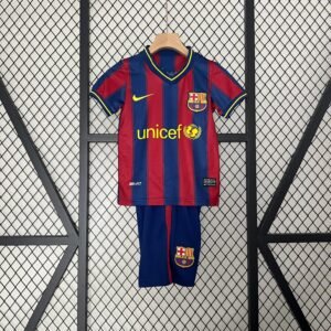 Barcelona I 09/10 Conjunto Infantil (Retrô)