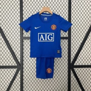 Manchester United Iii 08/09 Conjunto Infantil (Retrô)