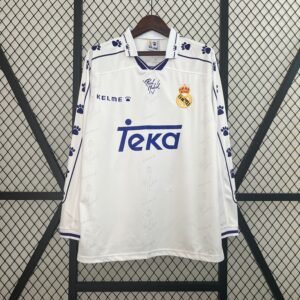 Real Madrid I 94/96 Masculina (Retrô) Manga Larga