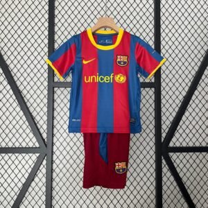 Barcelona I 10/11 Conjunto Infantil (Retrô)