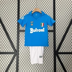 Napoli I 87/88 Conjunto Infantil (Retrô)